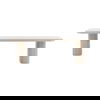 Prism Outdoor Dining Table Ivory, by Dovetail, 102.25" width x 30" height x 43.25" depth thumbnail 2