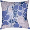 Chinoiserie Floral Accent Pillow, Decorative Pillow by Surya, 18" length x 18" width thumbnail