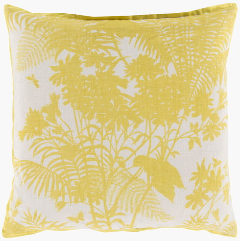 Shadow Floral Accent Pillow
