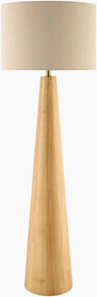 Baobab Accent Floor Lamp, by Surya, 17" width x 53" height