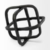 Willem I 9L x 9W Black Metal Open Cube Decor Object thumbnail 6