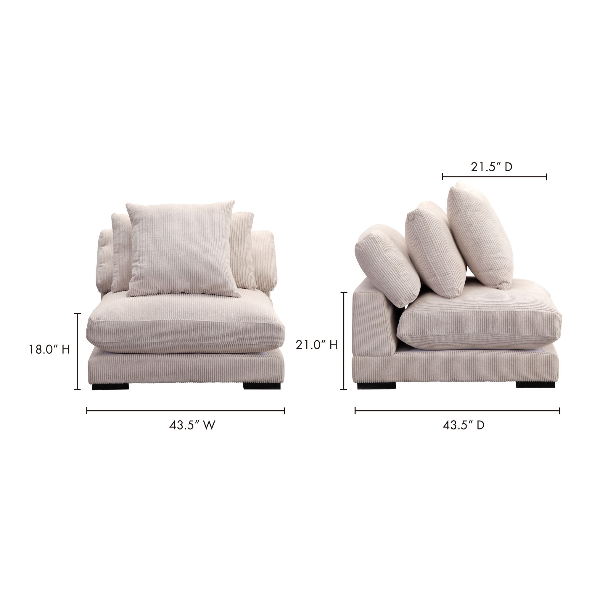 Tumble Slipper Chair large image 