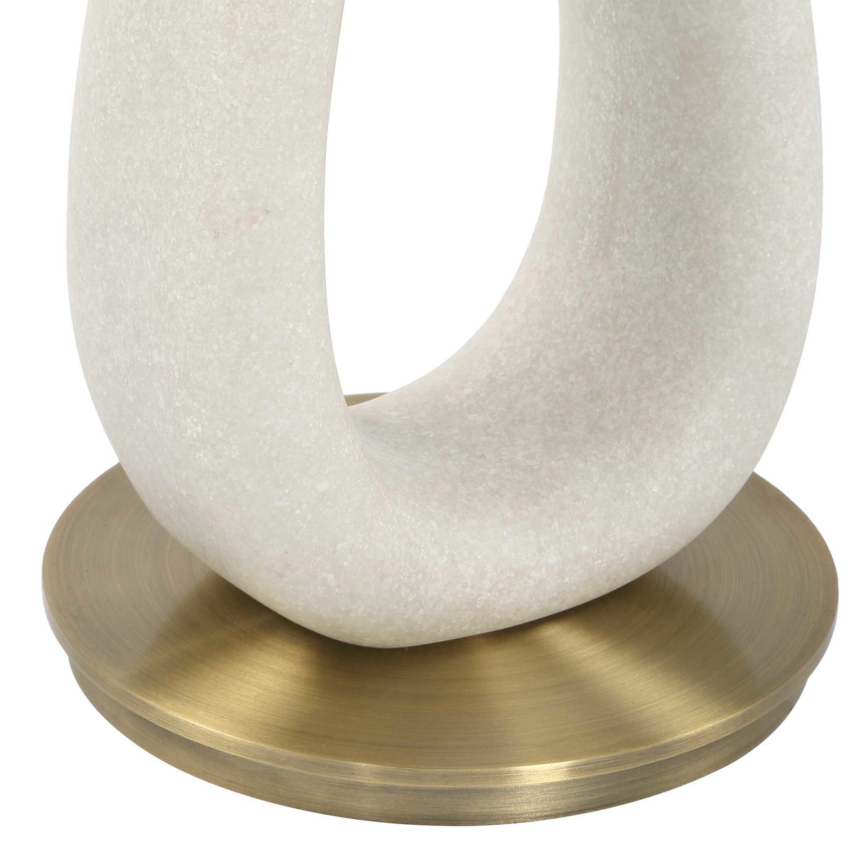 Sonia Modern Brass Accent Table, Side & End Table by Uttermost, 14" width x 23.25" height x 14" depth View 8