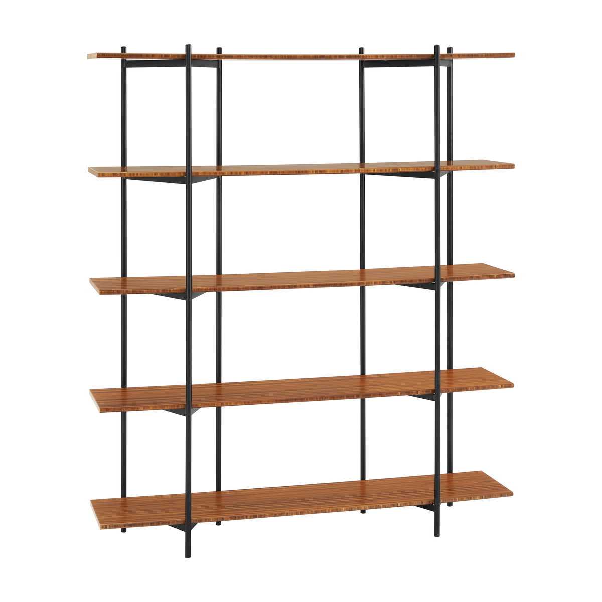Studio Plus Metal Shelf, Amber, File Storage by Greenington, 13.5" length x 55" width x 66" height View 1
