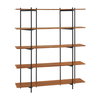 Studio Plus Metal Shelf, Amber, Shelving & Bookcase by Greenington, 13.5" length x 55" width x 66" height thumbnail 1