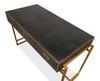 Grey Leather Shagreen Desk, by Sarreid, 49" length x 22" width x 31" height thumbnail 10