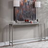 Hayley Silver Console Table, Furniture by Uttermost, 60" width x 31" height x 10" depth thumbnail 6
