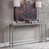 Hayley Silver Console Table, by Uttermost, 60" width x 31" height x 10" depth thumbnail 6