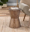 Cutler Drum Shaped Accent Table, Side & End Table by Uttermost, 13.5" width x 19.87" height x 13.5" depth thumbnail 4