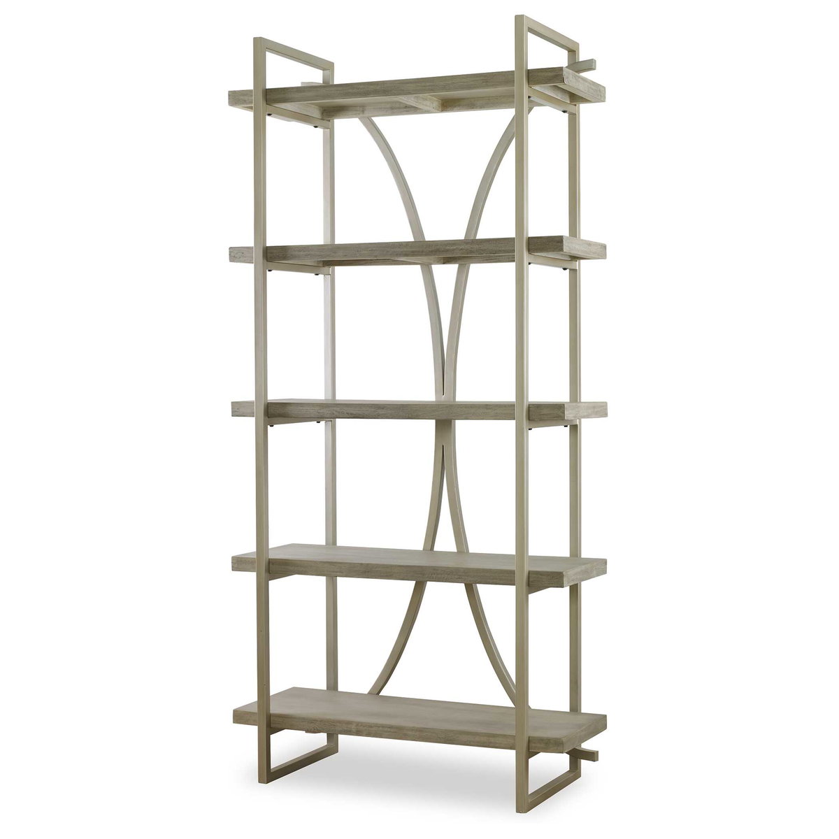 Sway Soft Gray Etagere, by Uttermost, 3'6" width x 7'4" height x 1'7" depth View 4