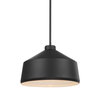 Holgate 1 Light Black Pendant, by Uttermost, 1'2" width x 10" height x 1'2" diameter x 1'2" depth thumbnail 1