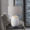 Winterscape White Glaze Table Lamp, by Uttermost, 17" width x 26" height x 17" depth thumbnail 2