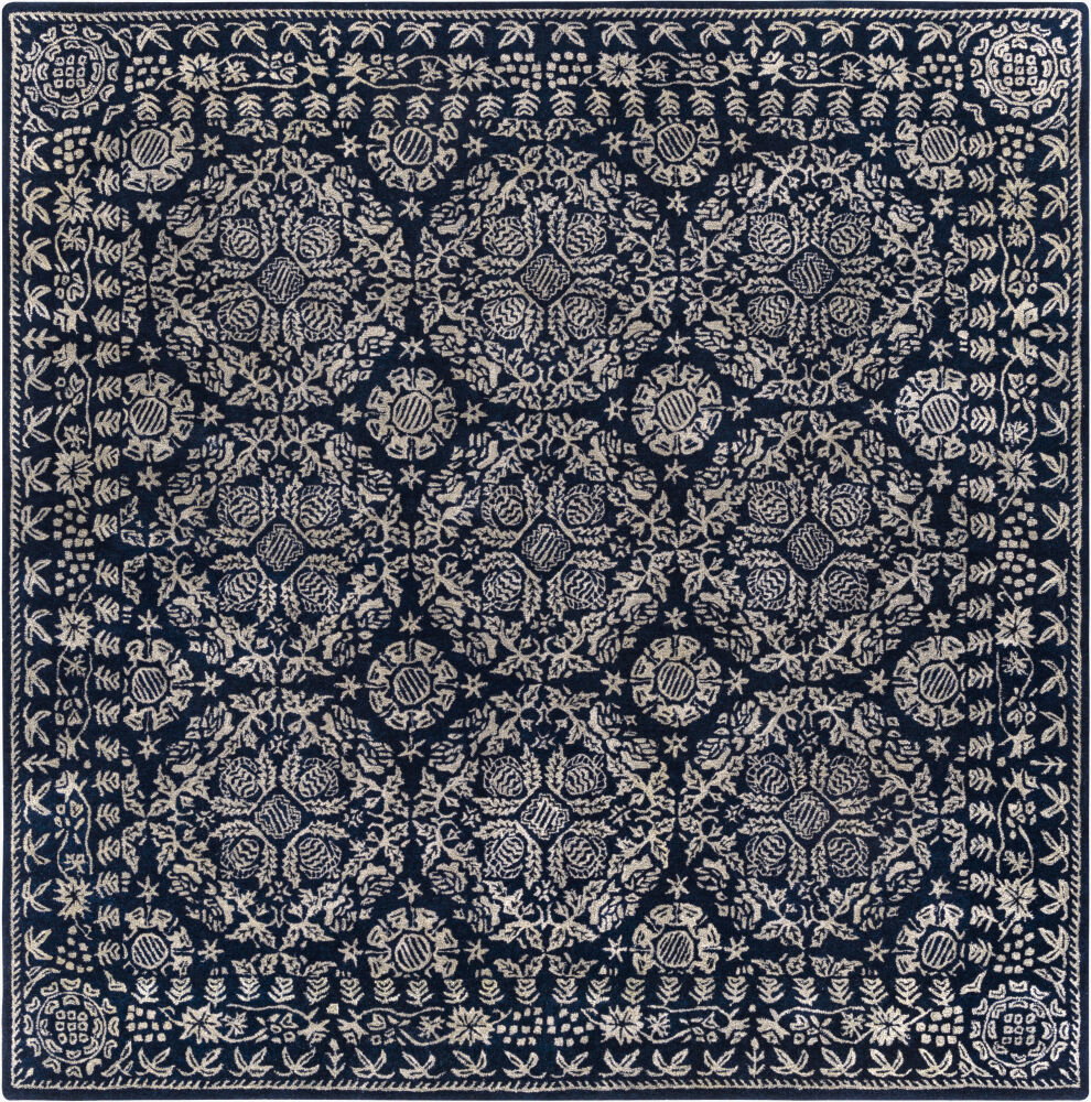 Smithson Handmade Rug, by Surya, 8' length x 8' width