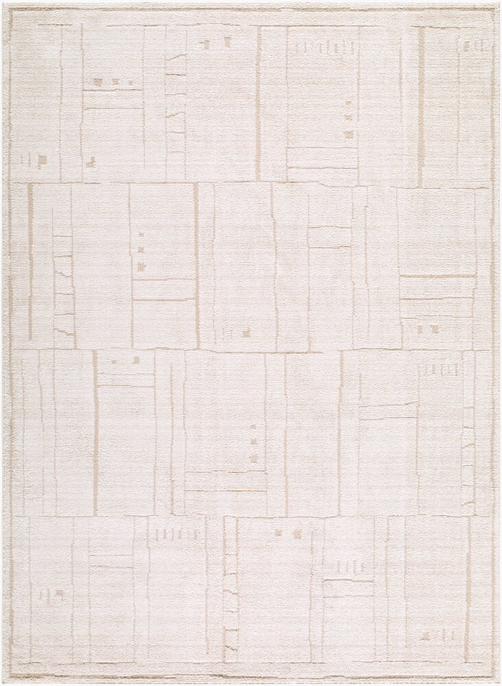 Alma Machine Woven Rug, by Surya, 9'0.27" length x 6'6.74" width