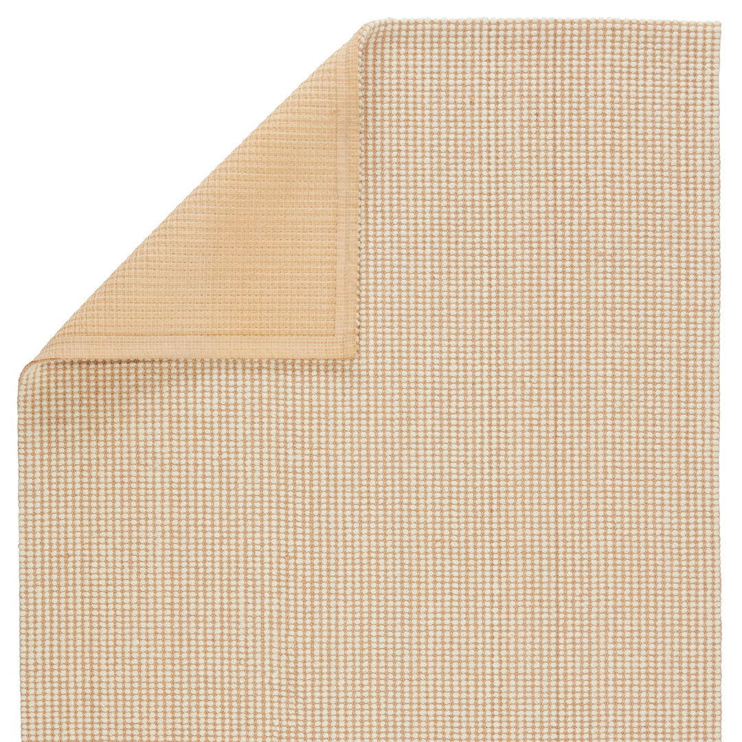 Handmade Handwoven Cream Area Rug large image 