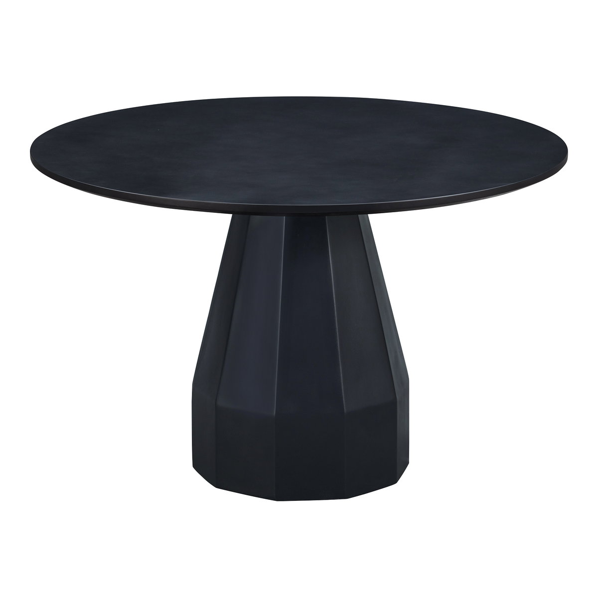Templo Outdoor Dining Table Black, Outdoor Table by Moe's Home, 3'11.2" width x 2'5.9" height x 3'11.2" depth View 2