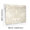 Cottontail Toile Wicker Peel & Stick Wallpaper thumbnail 9