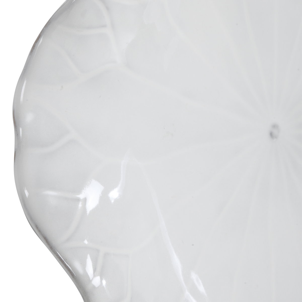Abella Ceramic Wall Decor Set/3 White, Sculptural Wall Art by Uttermost, 17.87" width x 17.87" height x 3.87" depth View 9