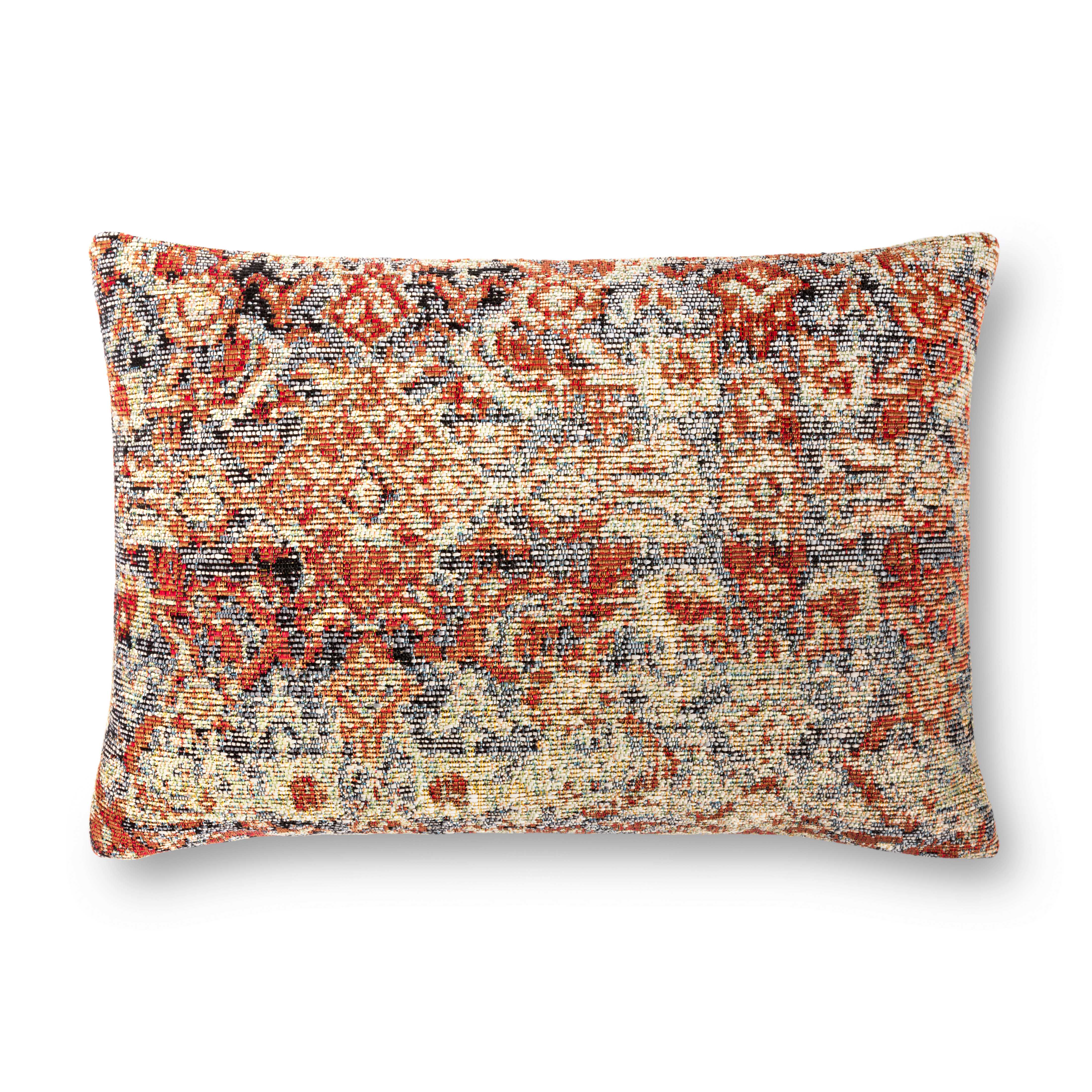 Loloi II Pillows Indoor / Outdoor Pillow, Decorative Pillow, 13" length x 21" width