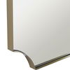 Lennox Brass Scalloped Corner Mirror thumbnail 5