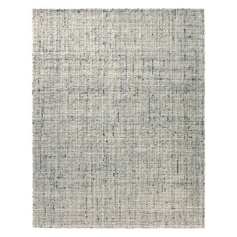 Jaipur Living Season CMB05 Handmade Solid Cream and Blue Area Rug (6'x9') large image 