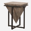 Bertrand Wood Accent Table, Furniture by Uttermost, 18.25" width x 25.25" height x 18.25" depth thumbnail 1