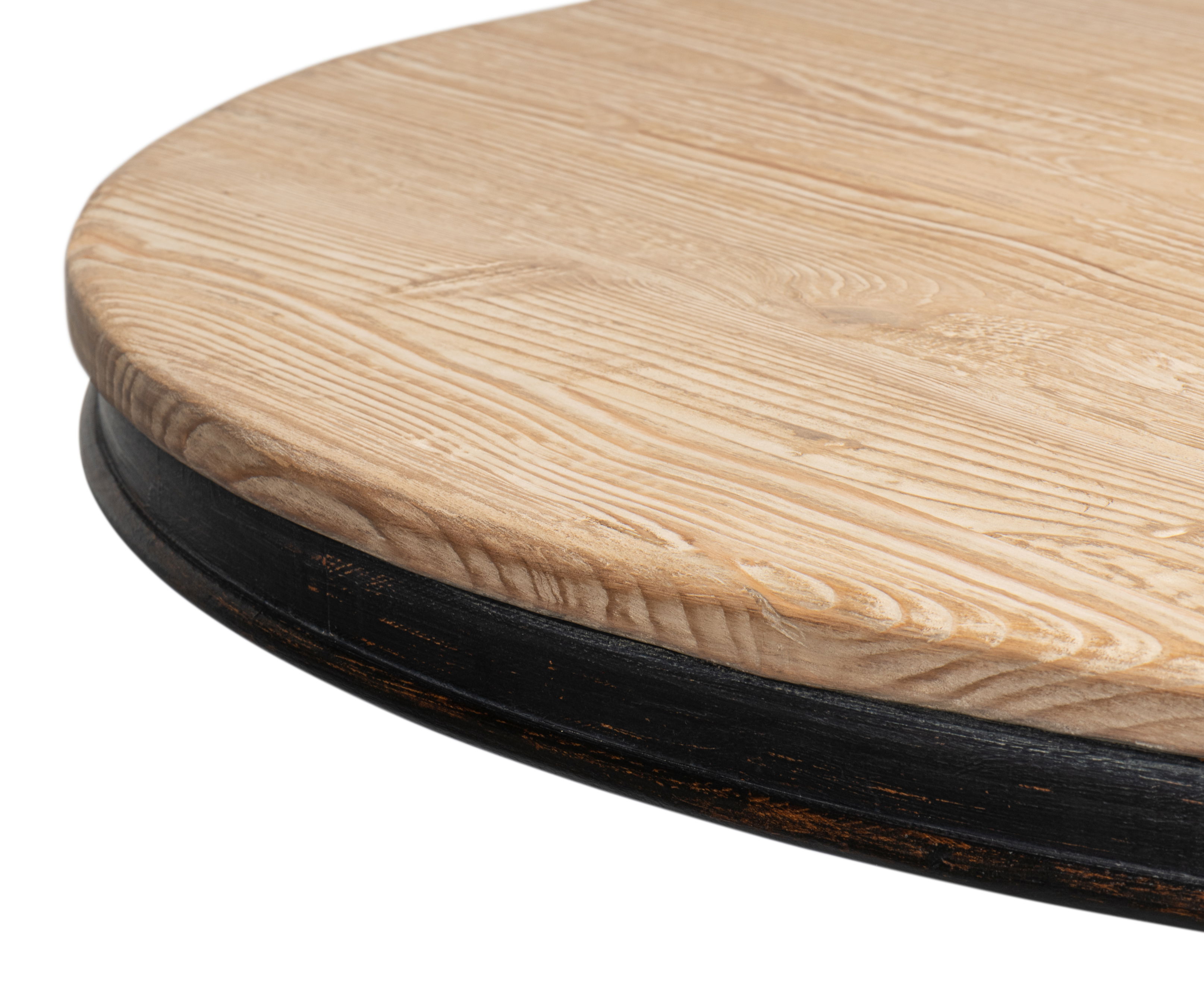 Flying Buttress Dining Table,Ant. Black, by Sarreid, 54" length x 54" width x 30" height View 4