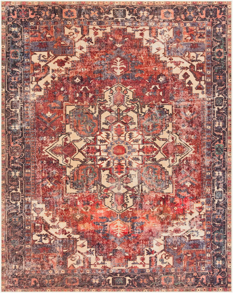 Amelie Machine Woven Rug, by Surya, 1'3.75" length x 1'3.75" width