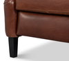 Ashford Leather Recliner, by Sarreid, 3'2" length x 2'6" width x 3'4" height thumbnail 7