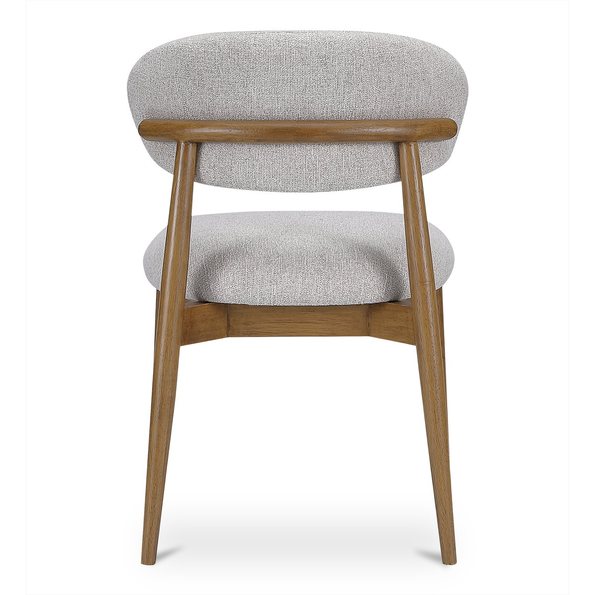 Ellie Dining Chair Oatmeal, by Moe's Home, 20.5" width x 32" height x 20.5" depth View 4