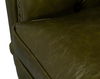 Savile Leather Sofa, Green thumbnail 6