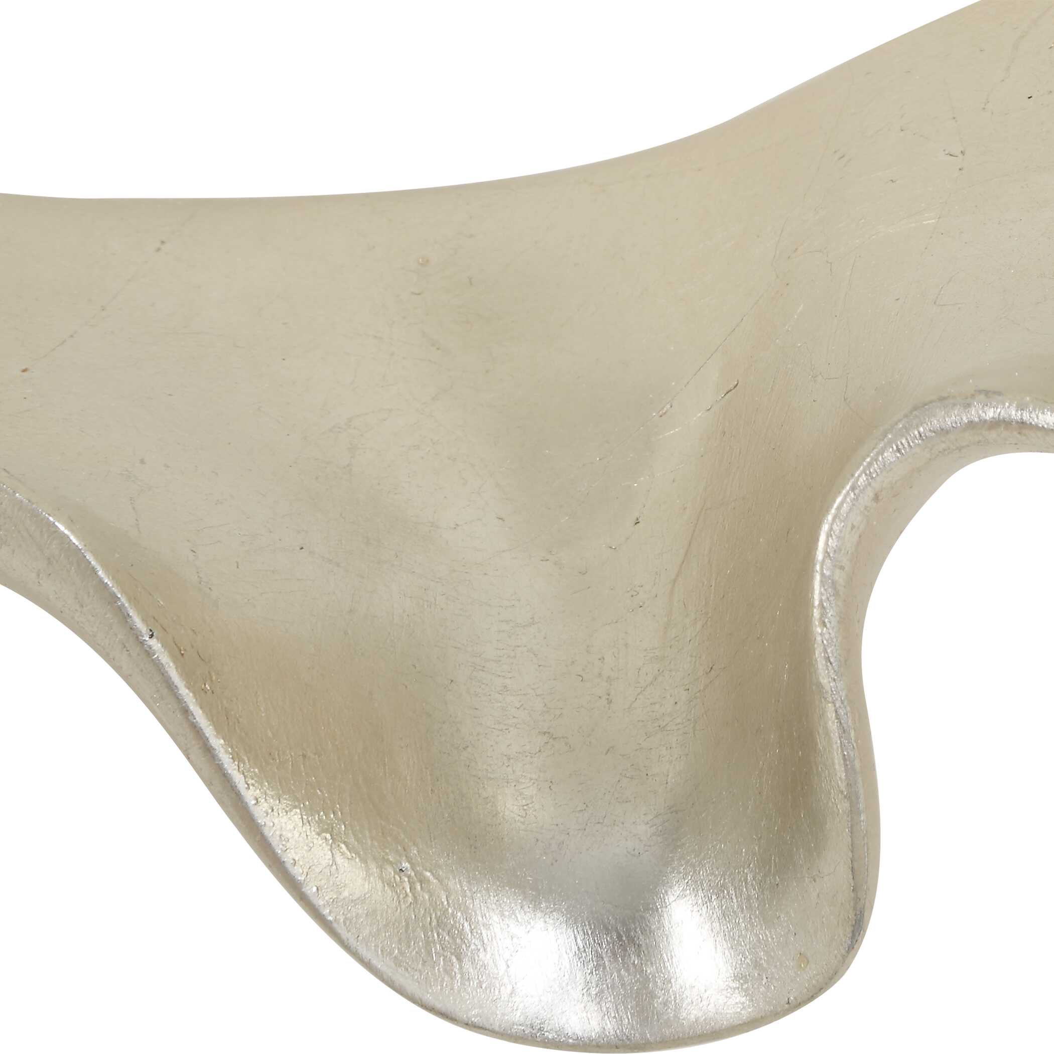 Ripple Effect Silver Wall Art Set/3, Sculptural Wall Art by Uttermost, 17" width x 19" height x 3.25" depth View 6