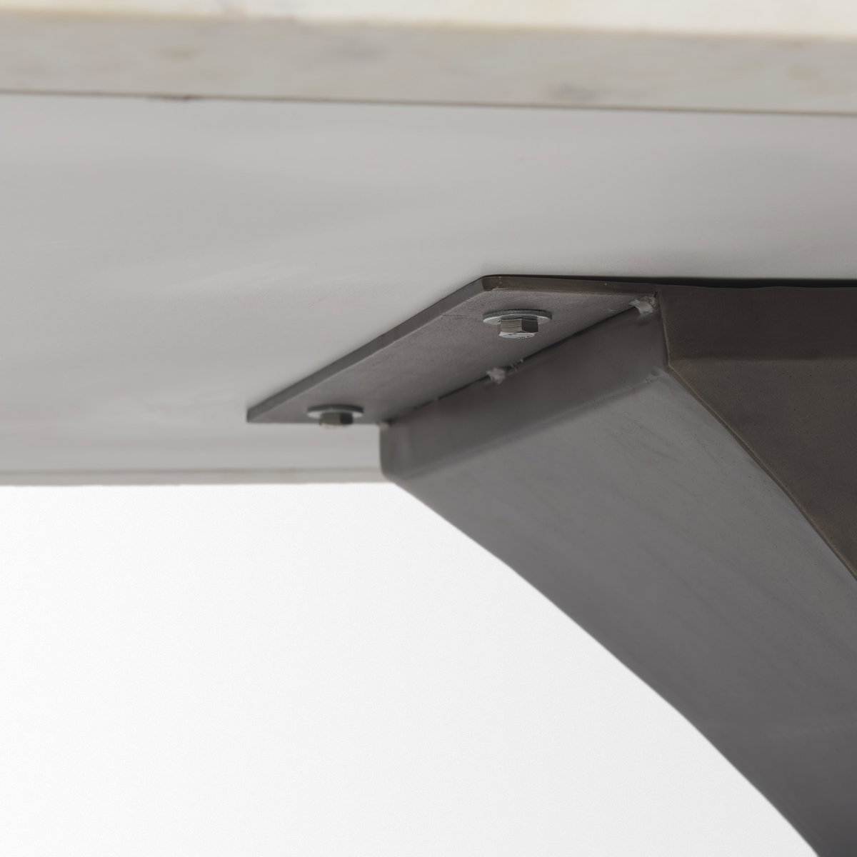 Maxton  Marble Top with Gunmetal Base Dining Table, by Mercana, 79" length x 39" width x 30" height View 9