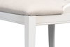 Deco Side Chair Cortina White Taupe, by Sarreid, 1'9" length x 1'8" width x 3'3" height thumbnail 6