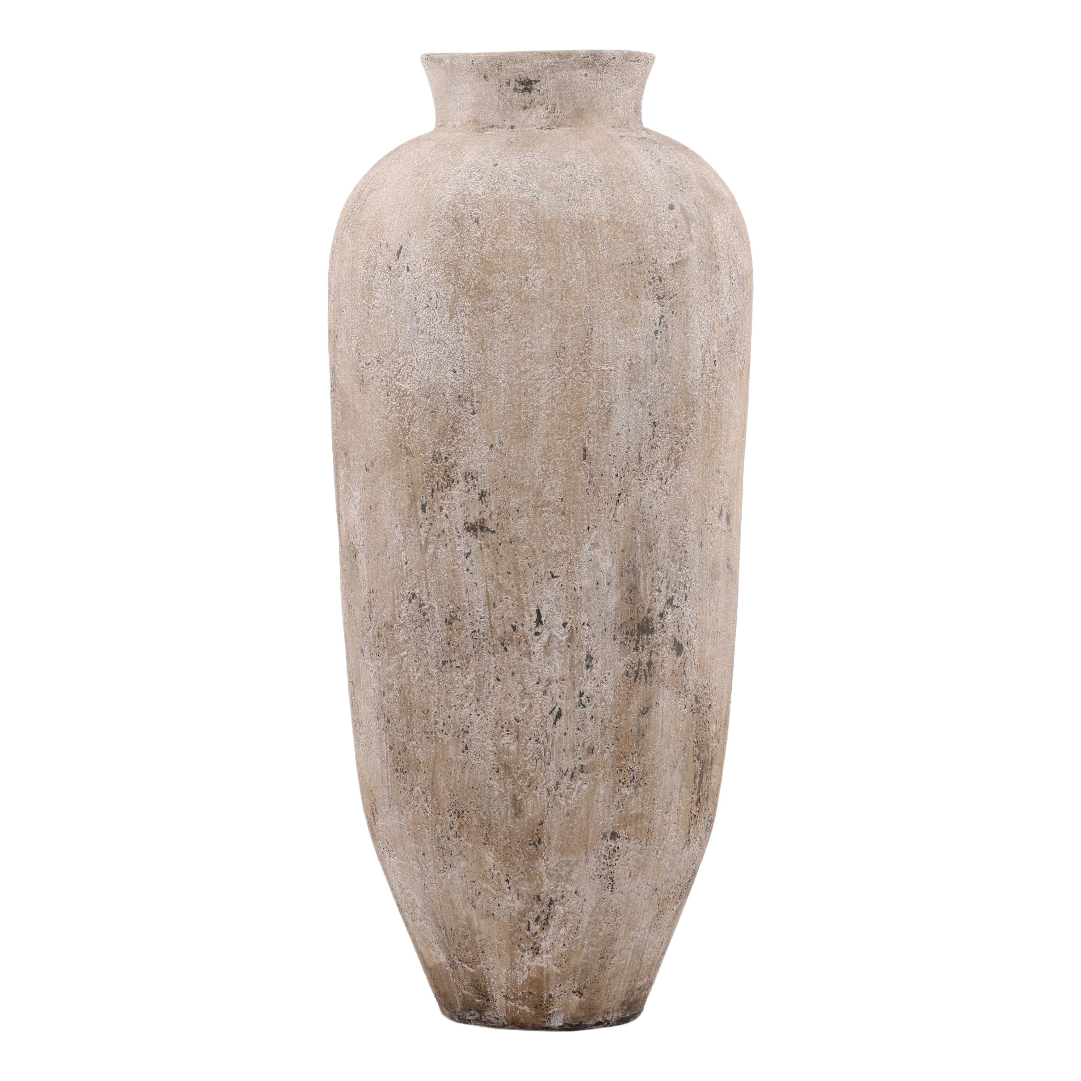 Distressed Pot, Planter by Dovetail, 28.43" width x 65.19" height x 28.5" diameter x 28.43" depth View 1