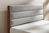 Mercury Upholstered Queen Platform Bed, Amber, by Greenington, 87" length x 63.5" width x 42" height thumbnail 9