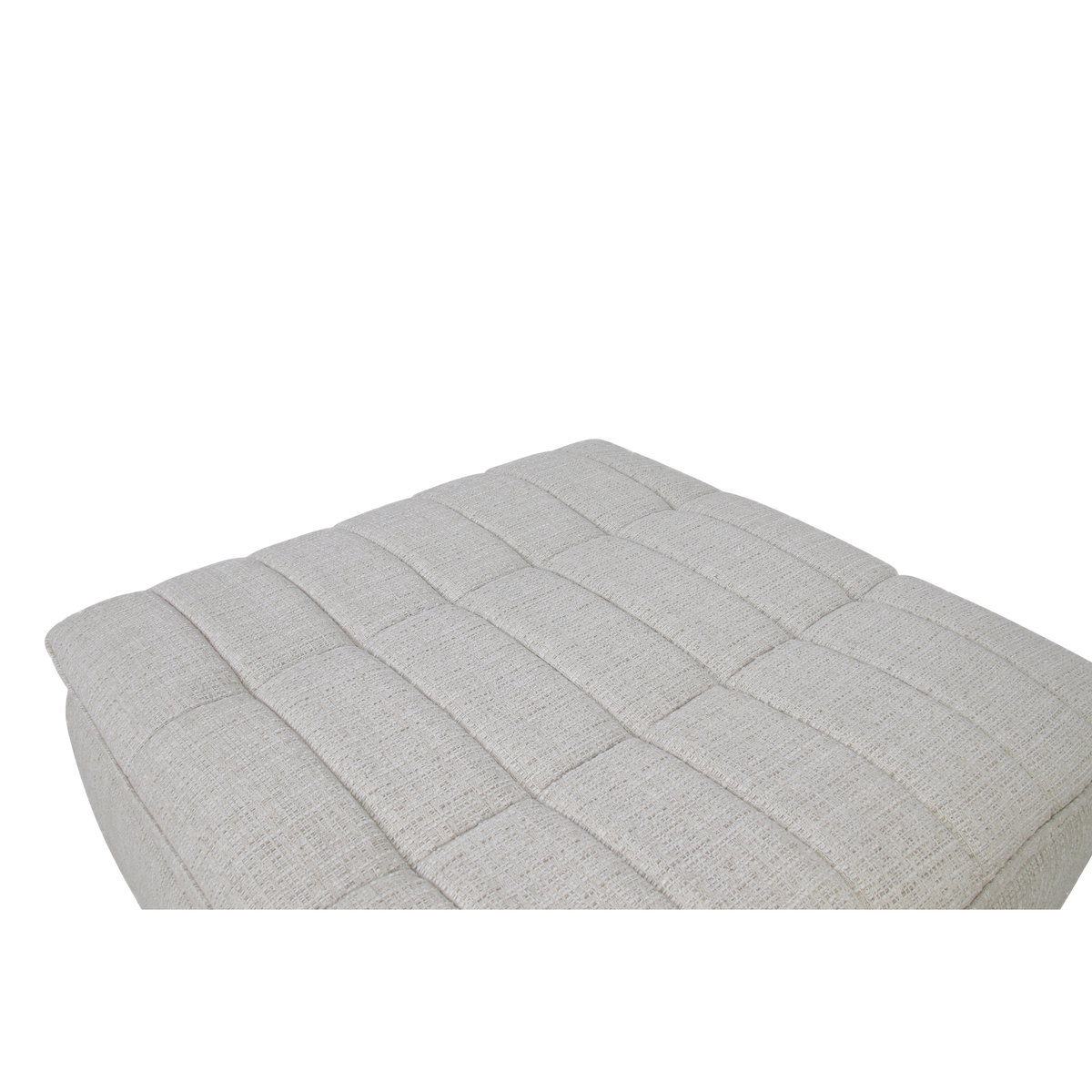 Lino Ottoman Textured Oat, by Moe's Home, 42.5" width x 17.7" height x 43.3" depth View 4