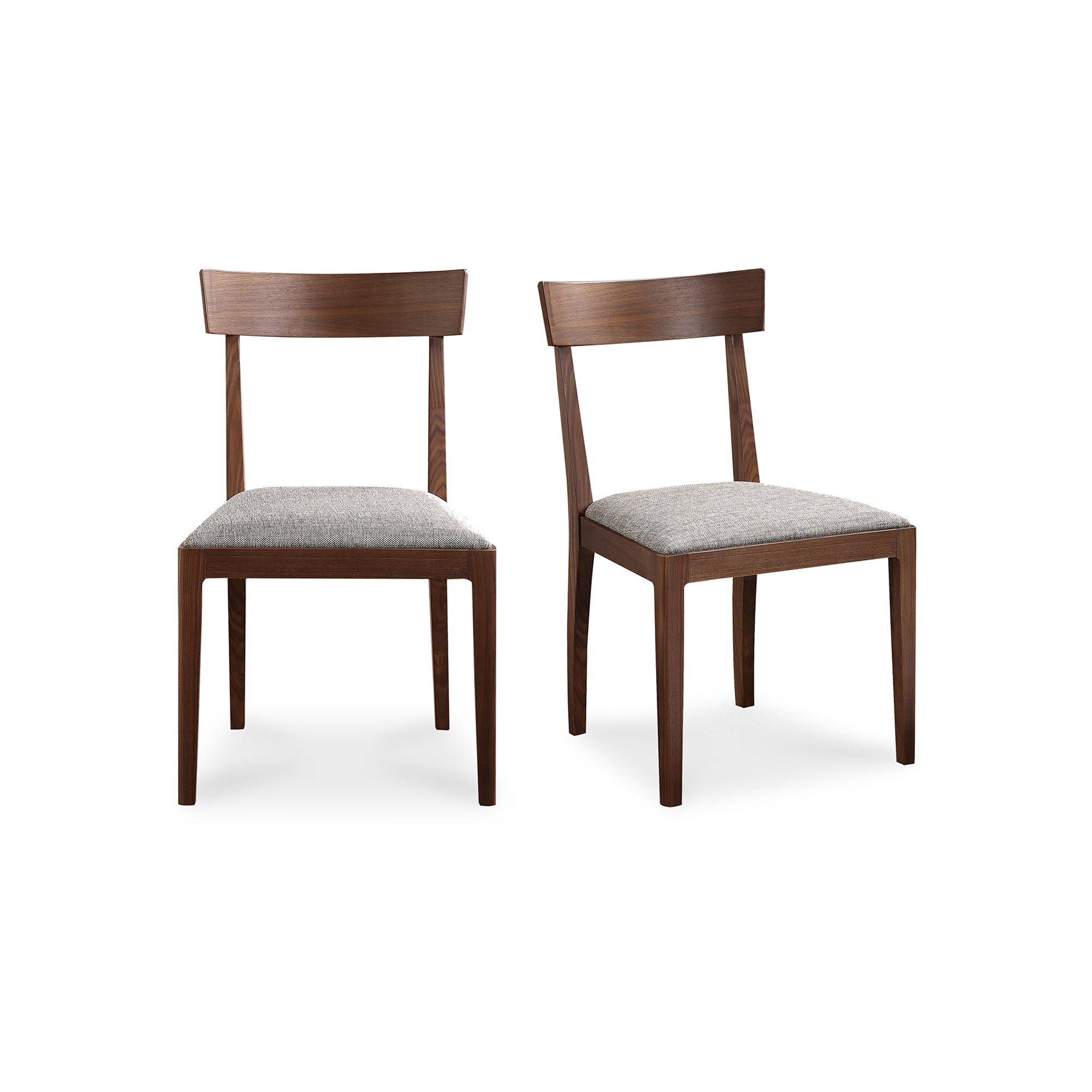 Leone Dining Chair Walnut Brown - Set Of Two large image 