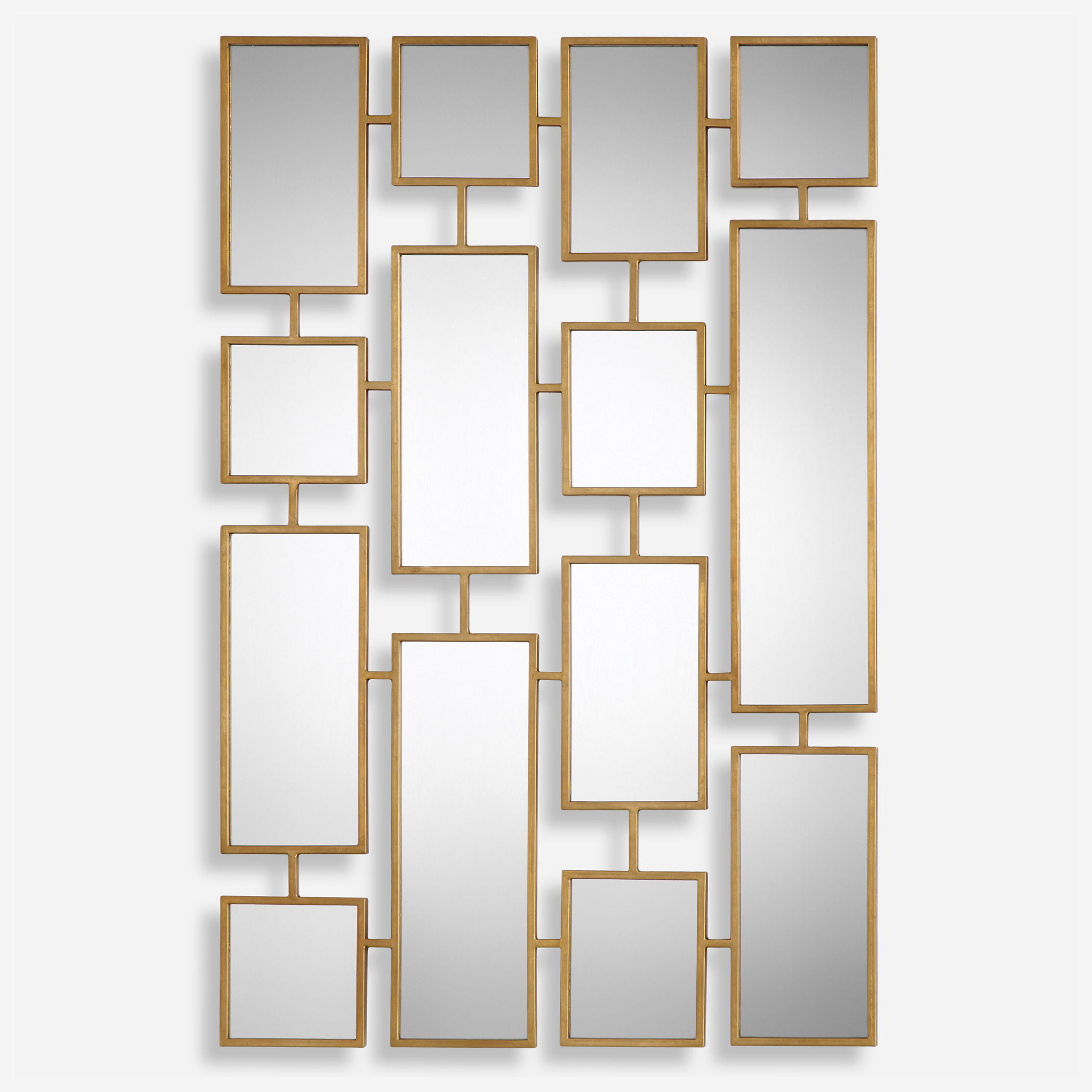 Kennon Forged Gold Rectangles Mirror large image 