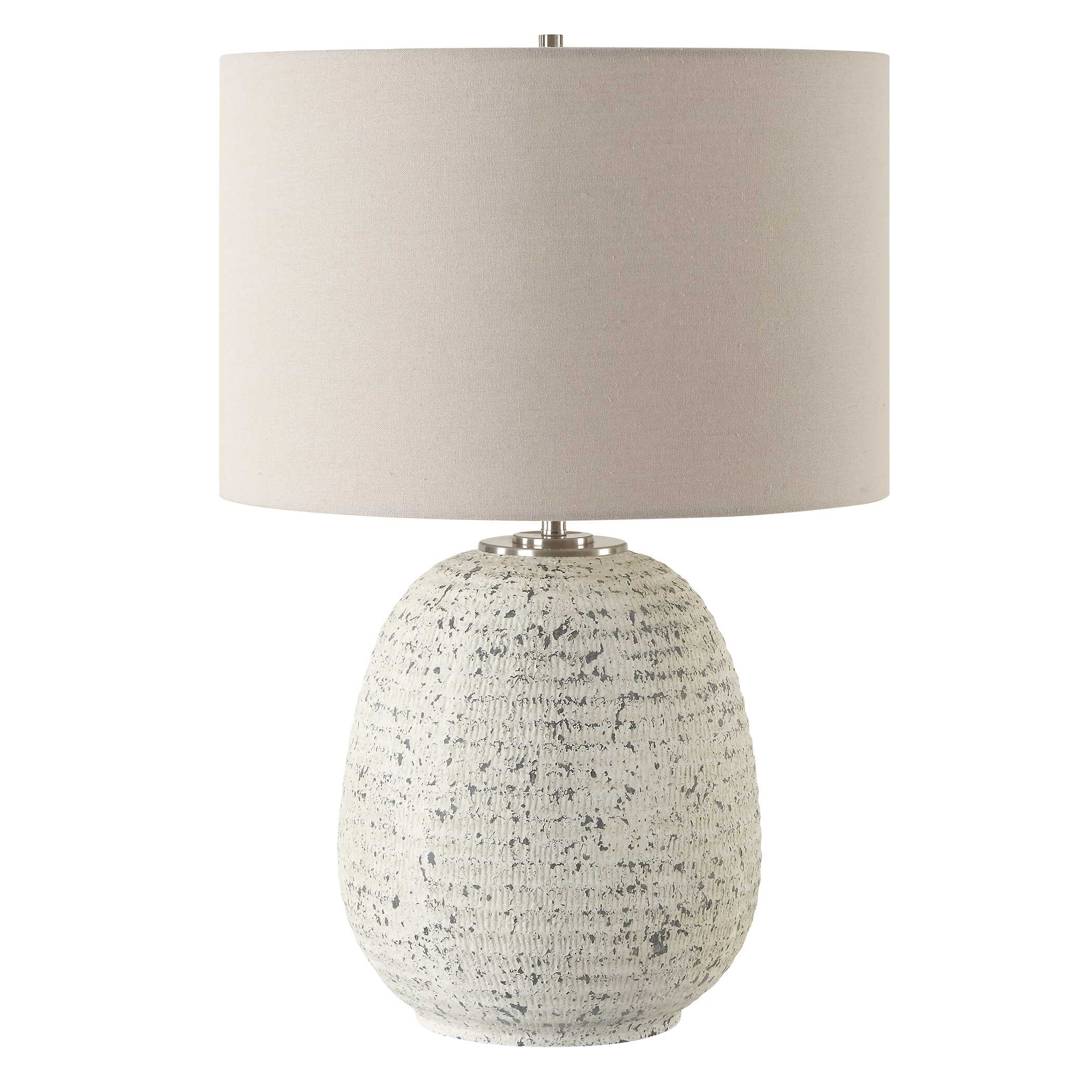 Danala Stone Table Lamp, by Uttermost, 17" width x 25.25" height x 17" depth View 5