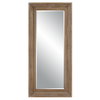 Missoula Large Natural Wood Mirror, by Uttermost, 2'8" width x 5'10" height x 2.62" depth thumbnail 1