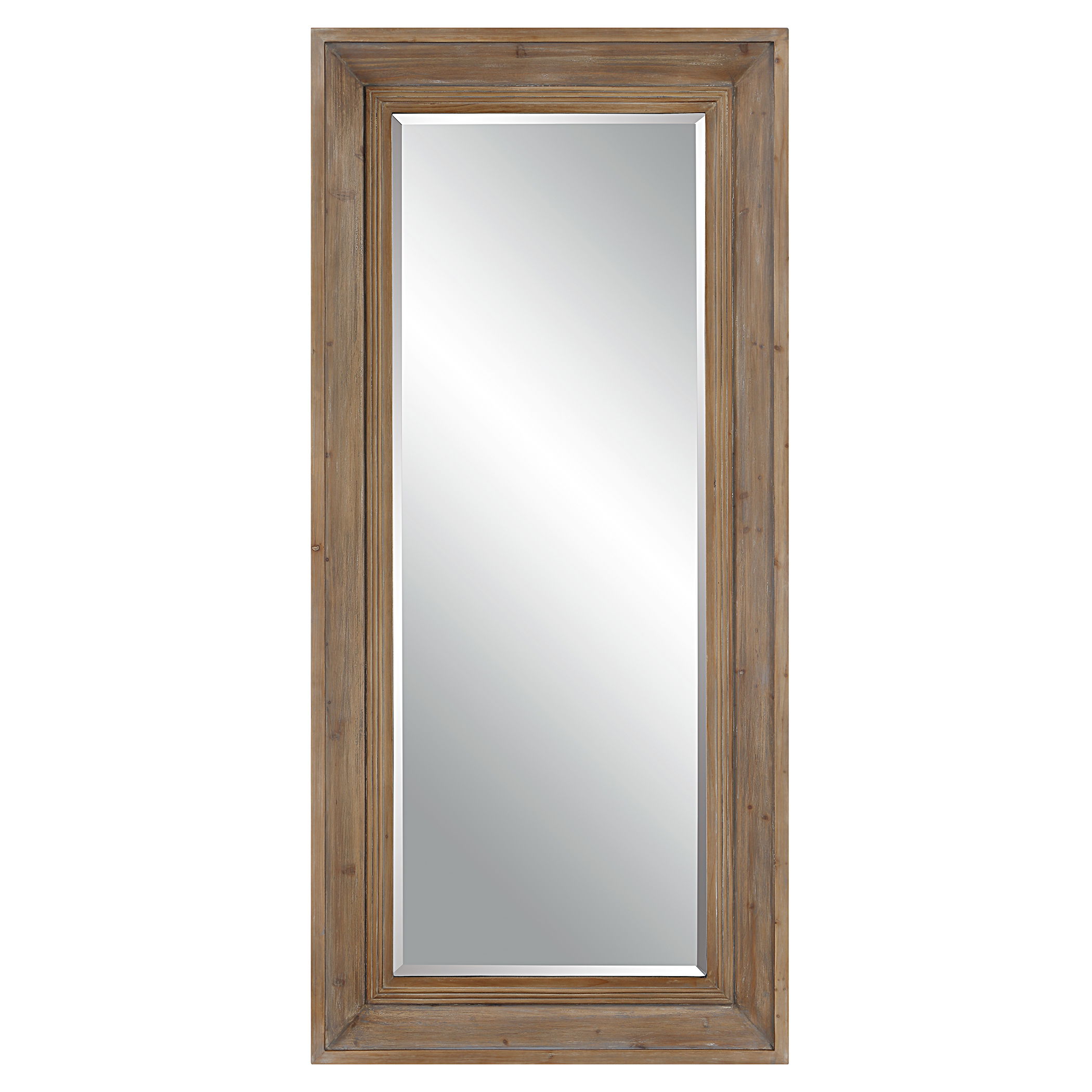 Missoula Large Natural Wood Mirror large image 