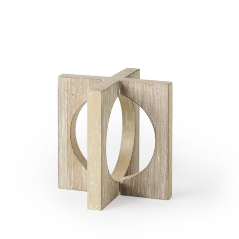 Cambie   Light Brown Wood Small Decorative Object