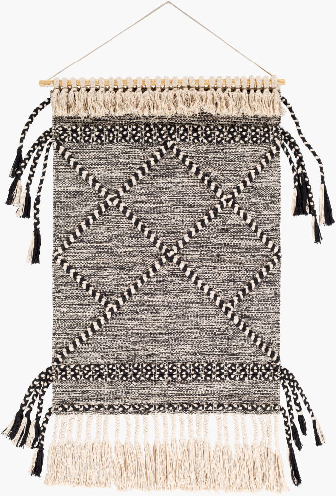 Zanafi Tassels Wall Hanging, by Surya, 24" width x 47" height