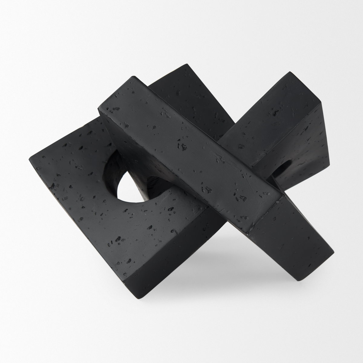 Linx  Large Resin Sculpture Decorative Object, by Mercana, 12.01" length x 12.01" width x 8" height View 5
