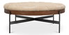 Corbet Cocktail Ottoman  Cappucino White, by Sarreid, 3'3" length x 3'3" width x 1'4" height thumbnail 9