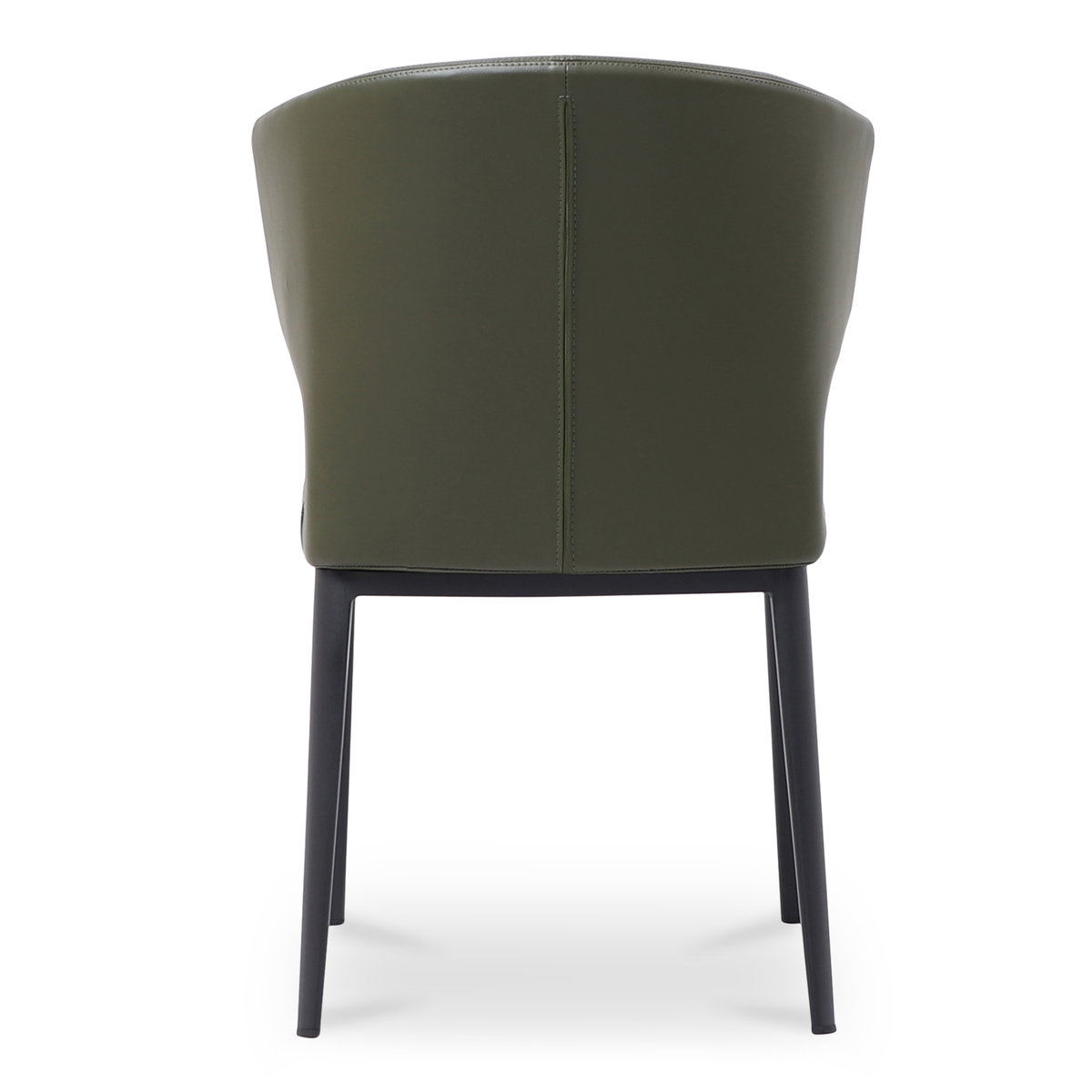Delaney Dining Chair Dark Green-set Of Two, by Moe's Home, 20.1" width x 30.7" height x 21.7" depth View 5