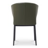 Delaney Dining Chair Dark Green-set Of Two, by Moe's Home, 20.1" width x 30.7" height x 21.7" depth thumbnail 5