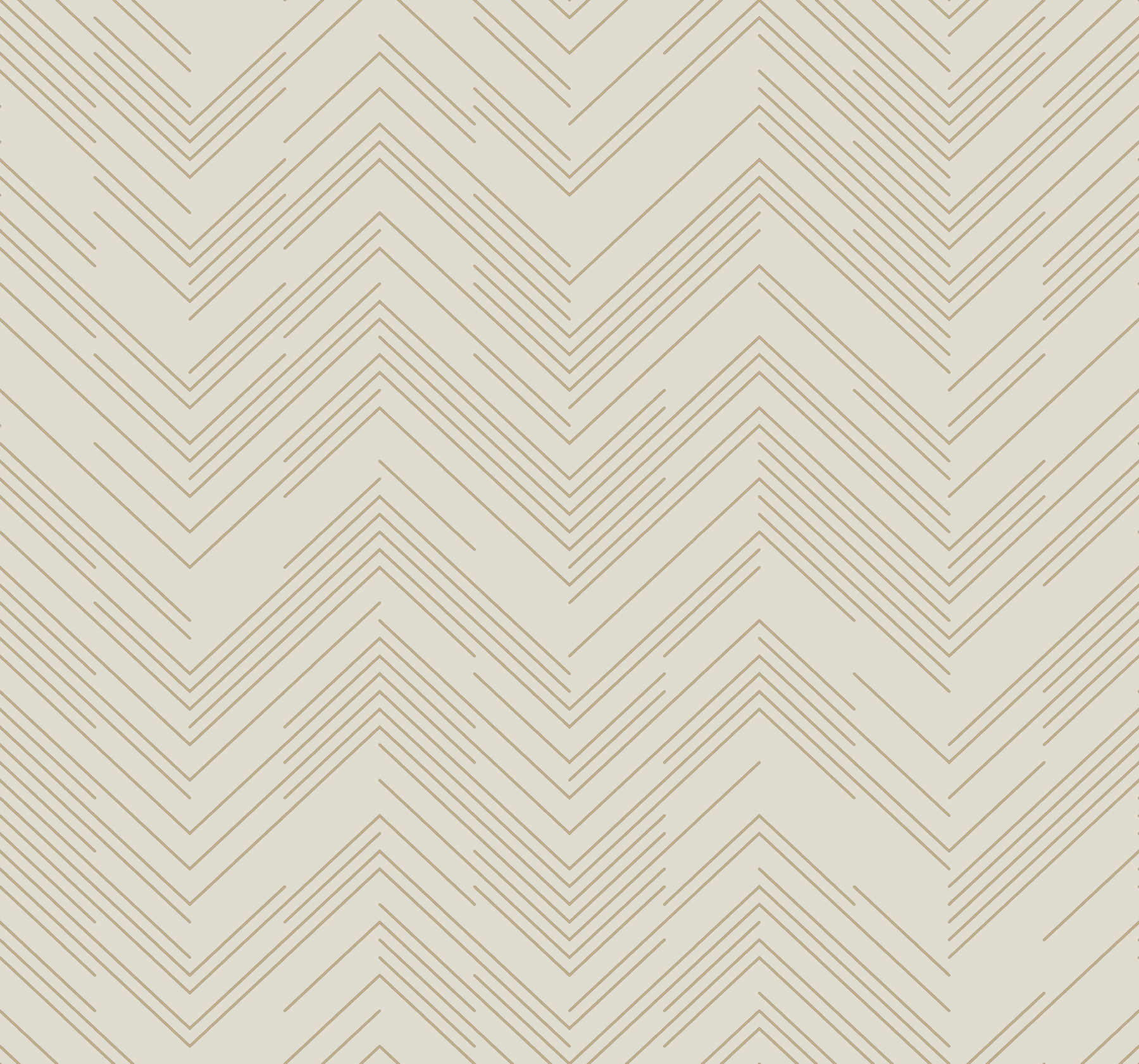 Polished Chevron Cream & Gold Wallpaper large image 