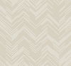 Polished Chevron Cream & Gold Wallpaper thumbnail 2
